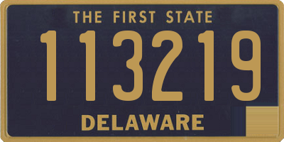 DE license plate 113219