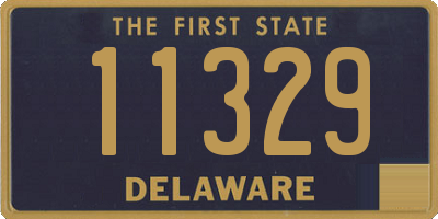 DE license plate 11329