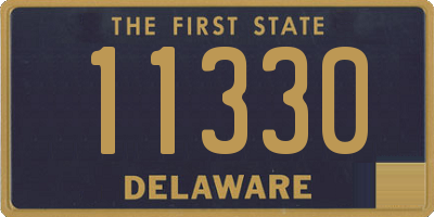 DE license plate 11330