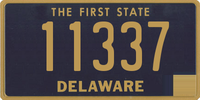 DE license plate 11337