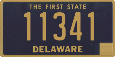 DE license plate 11341