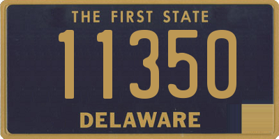 DE license plate 11350