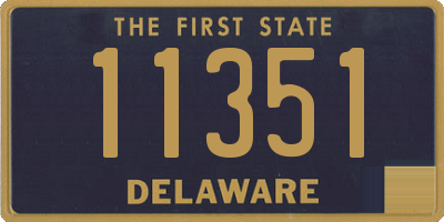 DE license plate 11351