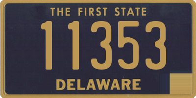 DE license plate 11353