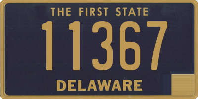 DE license plate 11367