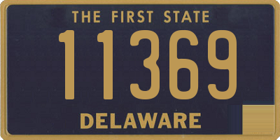 DE license plate 11369