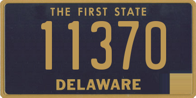 DE license plate 11370