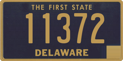 DE license plate 11372