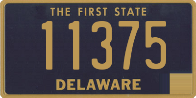 DE license plate 11375