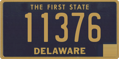 DE license plate 11376