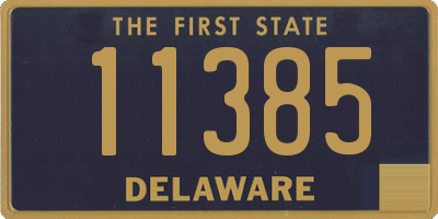 DE license plate 11385