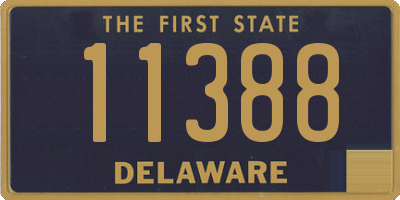 DE license plate 11388