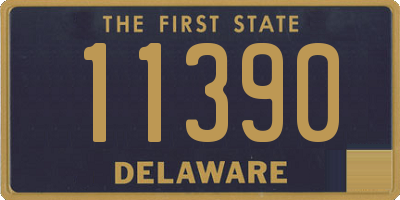 DE license plate 11390