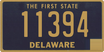 DE license plate 11394