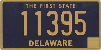 DE license plate 11395