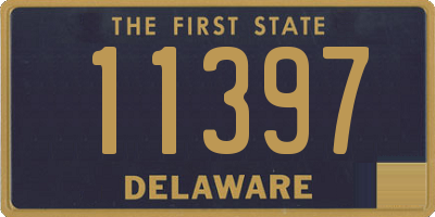 DE license plate 11397