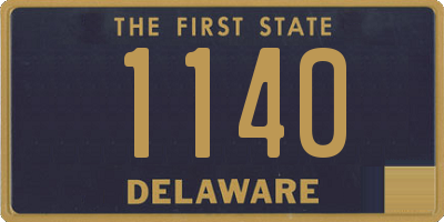 DE license plate 1140
