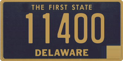 DE license plate 11400