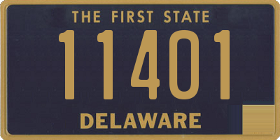 DE license plate 11401