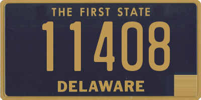 DE license plate 11408