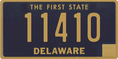 DE license plate 11410