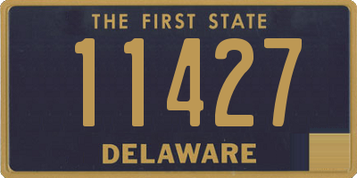 DE license plate 11427