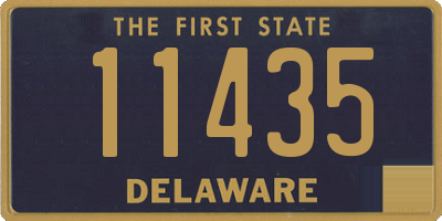 DE license plate 11435