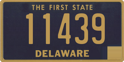 DE license plate 11439