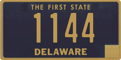 DE license plate 1144