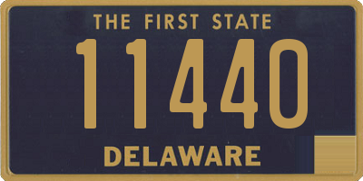 DE license plate 11440