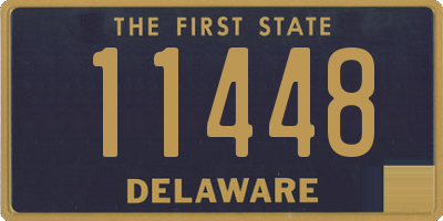 DE license plate 11448