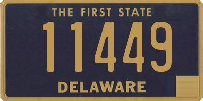 DE license plate 11449