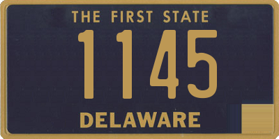 DE license plate 1145