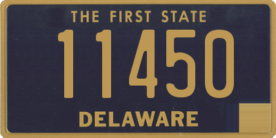 DE license plate 11450