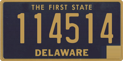 DE license plate 114514