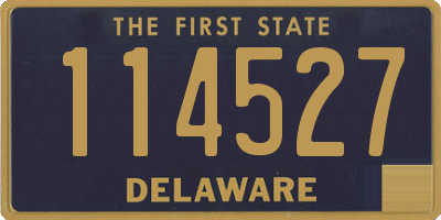 DE license plate 114527