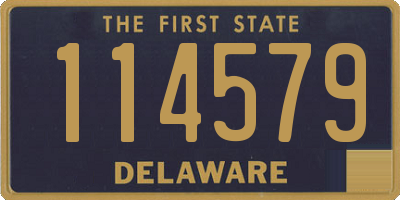 DE license plate 114579