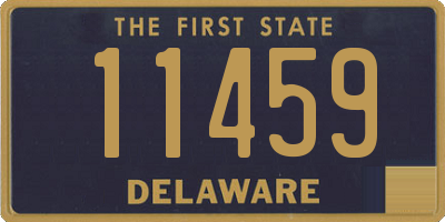 DE license plate 11459