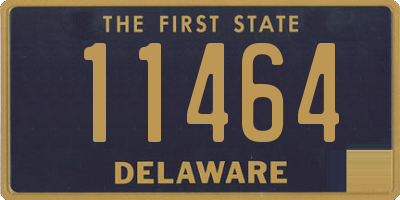 DE license plate 11464