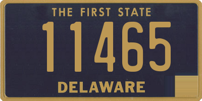 DE license plate 11465