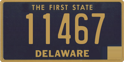 DE license plate 11467