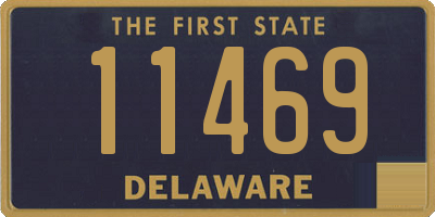 DE license plate 11469