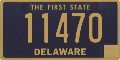 DE license plate 11470