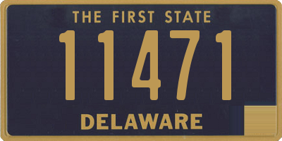 DE license plate 11471