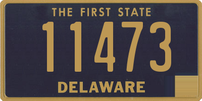 DE license plate 11473