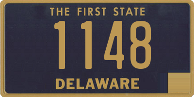 DE license plate 1148