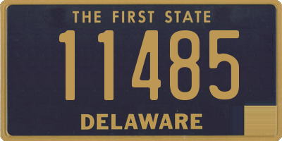 DE license plate 11485