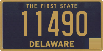 DE license plate 11490