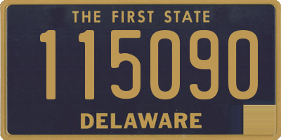 DE license plate 115090