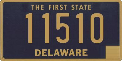 DE license plate 11510